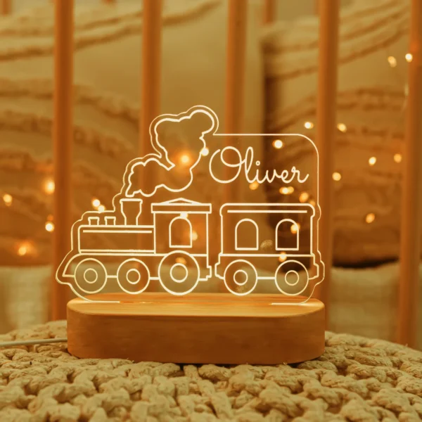 Personalized Baby USB Night Light – Custom Kids Lamp - Image 7