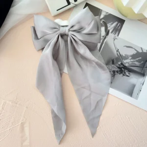 Buy Elegant Long Bow Ribbon Hairpin – Multi-Color in UK, London