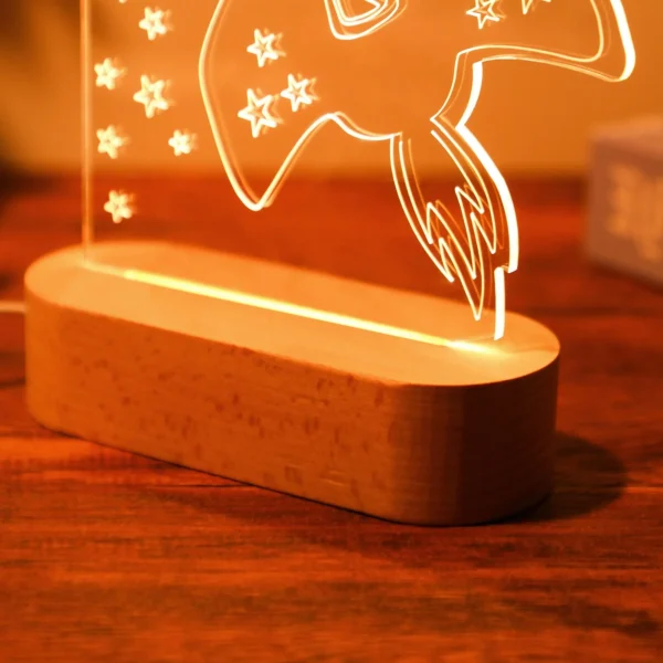 Personalized Baby USB Night Light – Custom Kids Lamp - Image 4