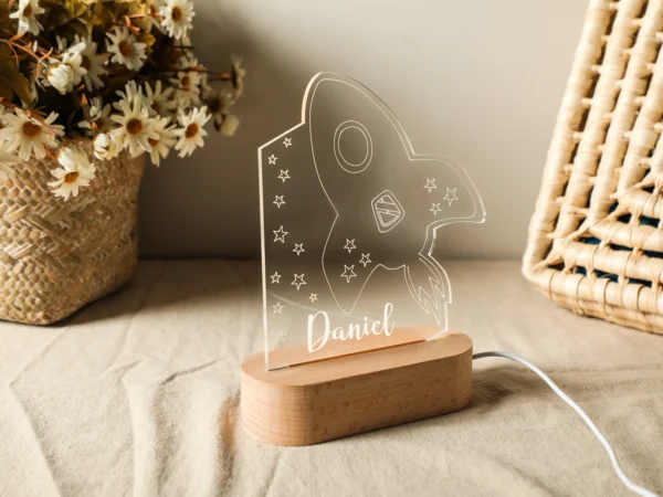 Personalized Baby USB Night Light – Custom Kids Lamp - Image 19