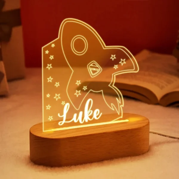 Personalized Baby USB Night Light – Custom Kids Lamp - Image 11