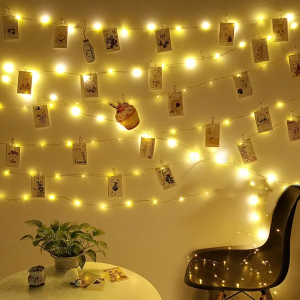 Photo Clip Light Banner – Party & Celebration Decor - Image 19