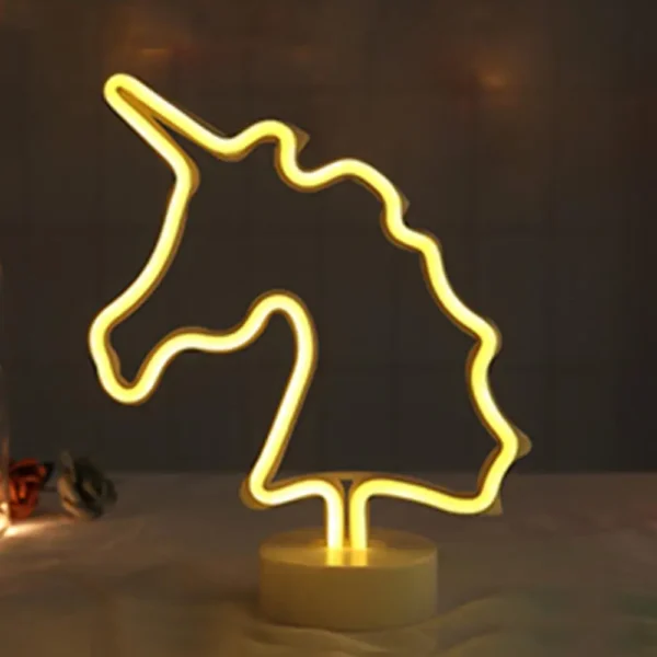 LED Neon Night Light – Flamingo, Unicorn & More - Image 11