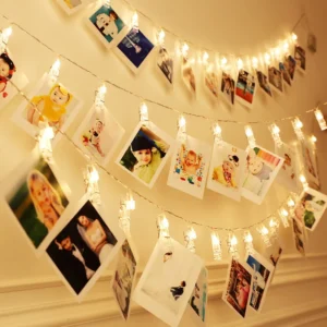 Photo Clip Light Banner – Party & Celebration Decor