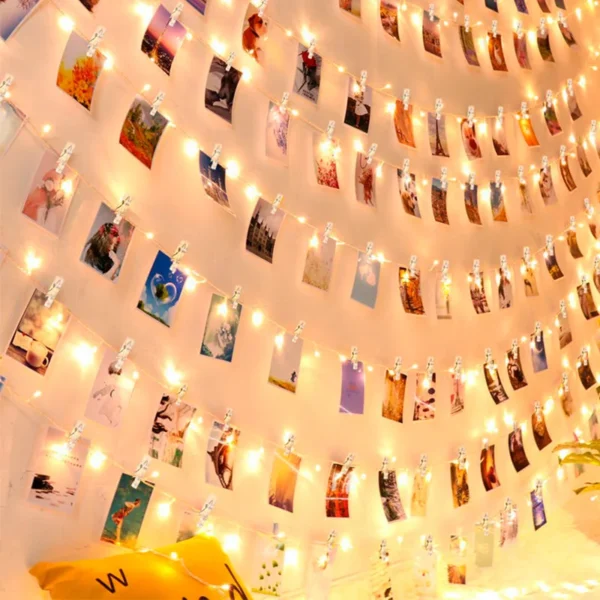 Photo Clip Light Banner – Party & Celebration Decor - Image 17