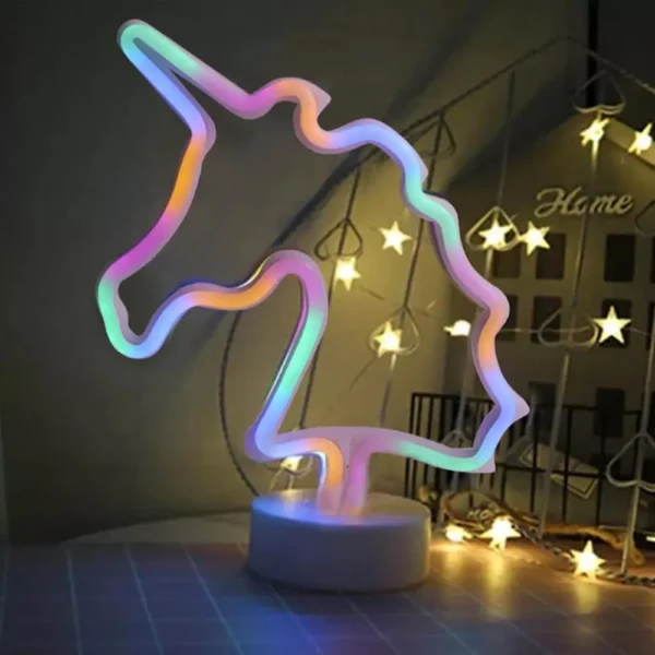 LED Neon Night Light – Flamingo, Unicorn & More - Image 10