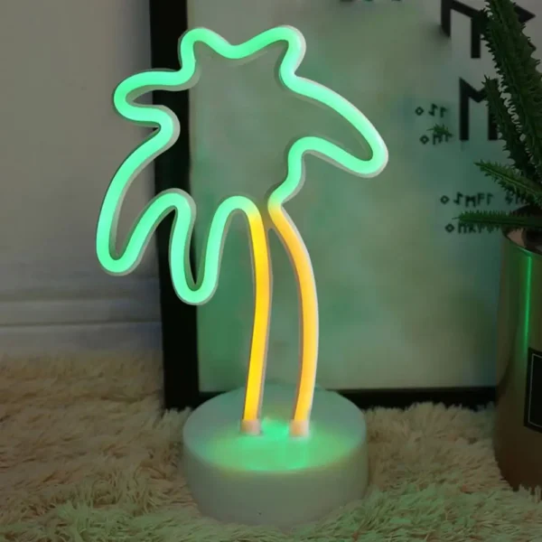 LED Neon Night Light – Flamingo, Unicorn & More - Image 9