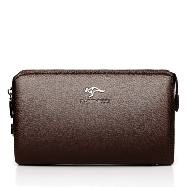 KANGAROO Men’s Luxury PU Leather Clutch Wallet Bag - Image 7