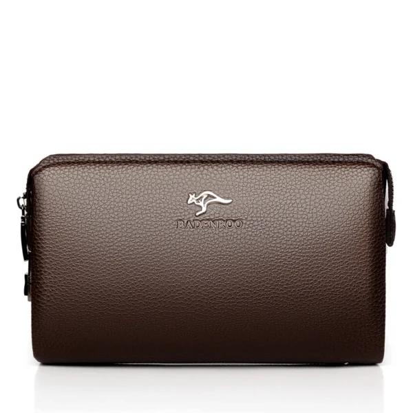 KANGAROO Men’s Luxury PU Leather Clutch Wallet Bag