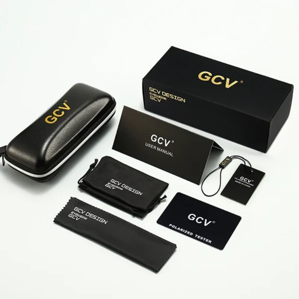 GCV Steampunk Round Polarized Sunglasses UV400 - Image 6