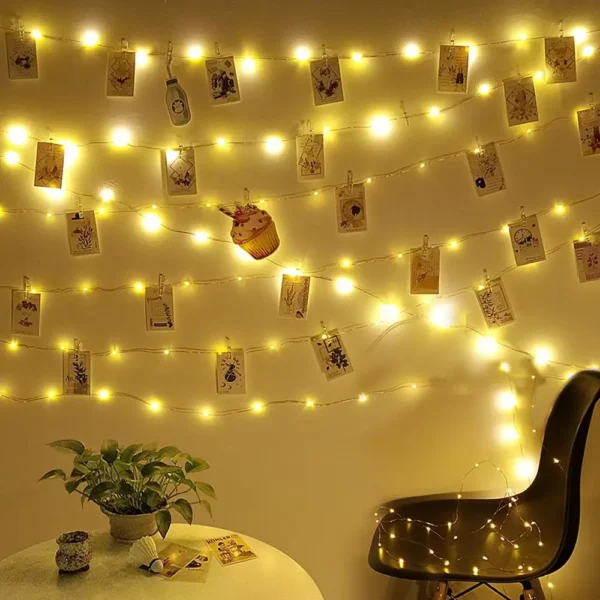Photo Clip Light Banner – Party & Celebration Decor - Image 5