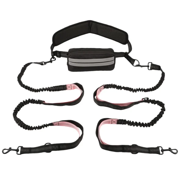 Hands-Free Reflective Dog Leash with Waist Bag – 8M - Image 15