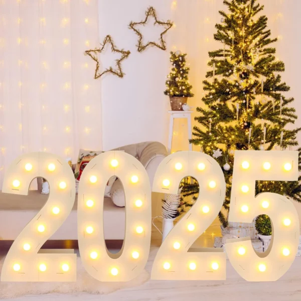 Giant LED Number Light Frame – Party & Birthday Decor - Image 22