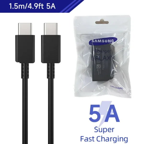 Samsung 45W USB-C PD Fast Charger Cable – 1M to 2M - Image 13