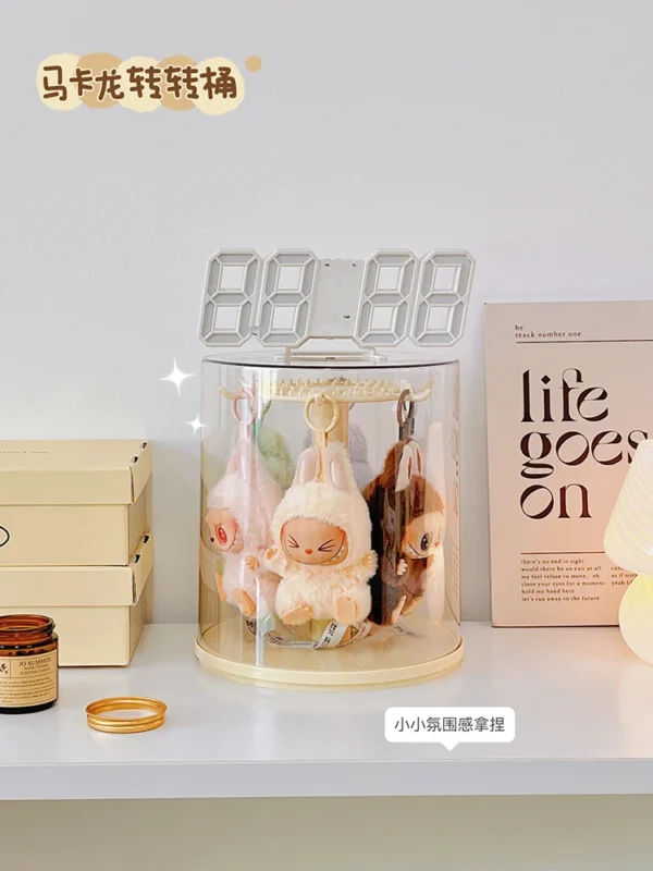 360° Rotating Transparent Display Box for Collectibles - Image 20