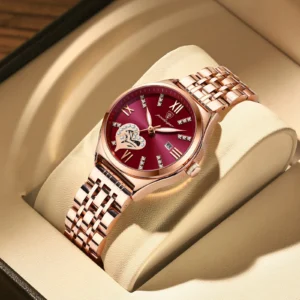 POEDAGAR Luxury Women’s Quartz Stainless Steel Watch