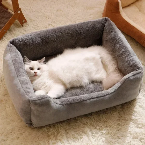 Breathable Cats & Dogs Bed Mat – Soft Plush Pet Cushion - Image 2