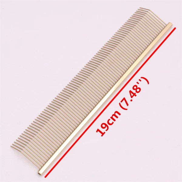 Copper Pet Grooming Comb – Knot Remover & Massage Tool - Image 10