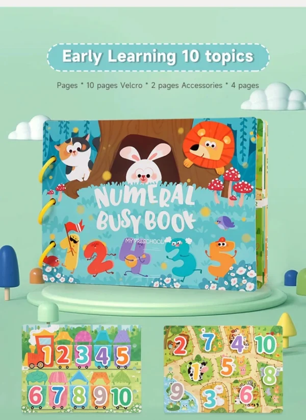 Montessori Baby Busy Book – Early Learning Toy for Toddlers - Image 30