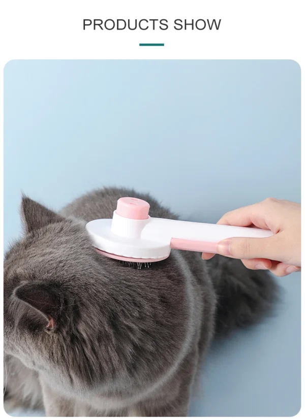 Cat Hair Removal Brush – Easy Grooming & Shedding Tool - Image 25