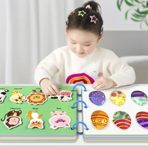 Montessori Baby Busy Book – Early Learning Toy for Toddlers