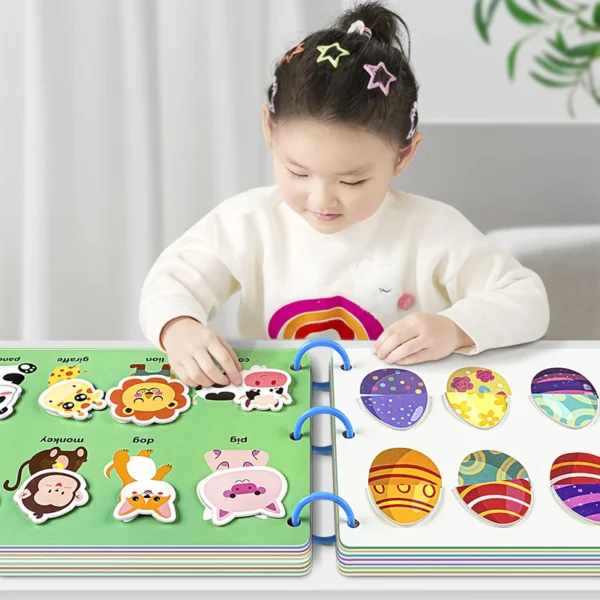 Montessori Baby Busy Book – Early Learning Toy for Toddlers