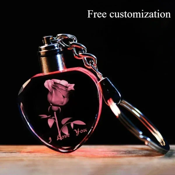 Custom LED Crystal Keyring – Engrave Your Photo or Logo - Image 15
