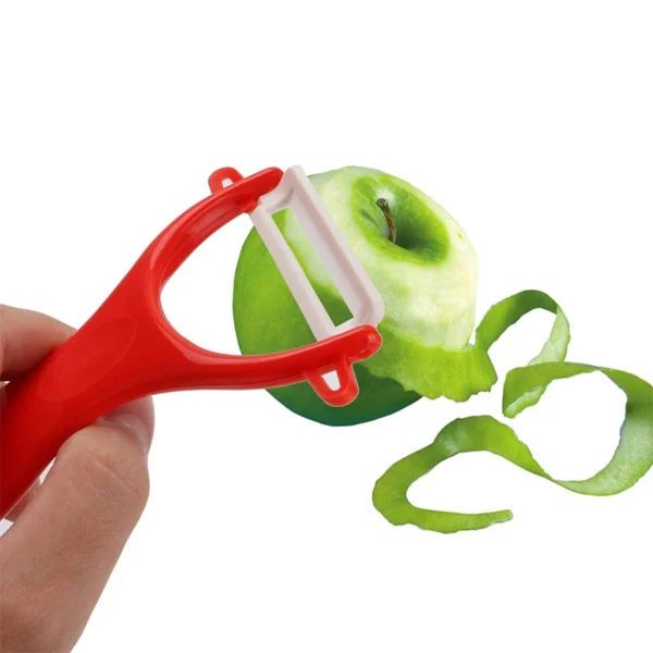 LMETJMA Ceramic Vegetable & Fruit Peeler – 4 Colours - Image 4