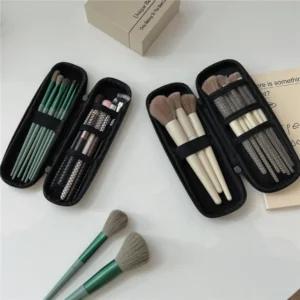 Buy Waterproof Black Double Zipper Cosmetic Brush Bag in UK, London