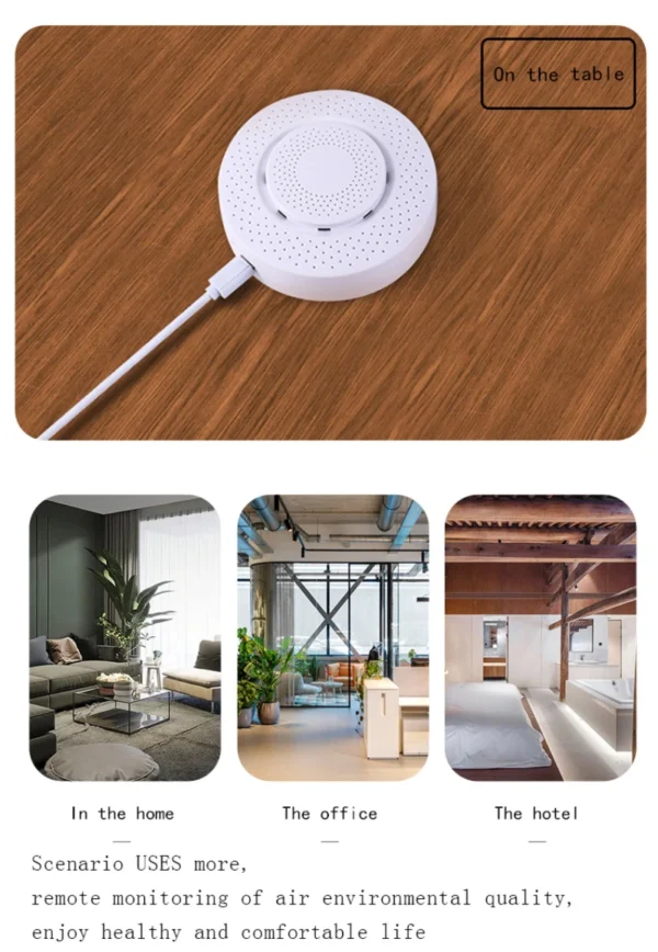 Tuya Smart WiFi/Zigbee Air Quality Monitor with CO2 Sensor