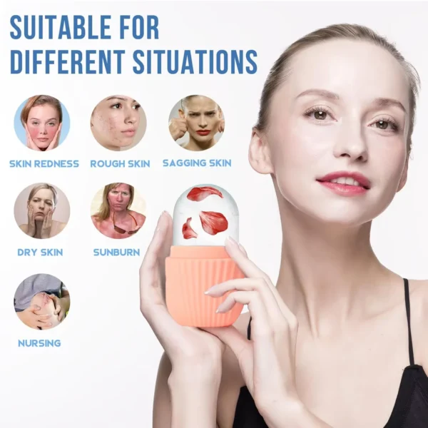 Ice Face Roller & Gua Sha Set – Skin Care Tools - Image 4