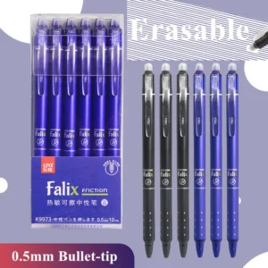 0.5mm Retractable Erasable Gel Pen Set with Refills
