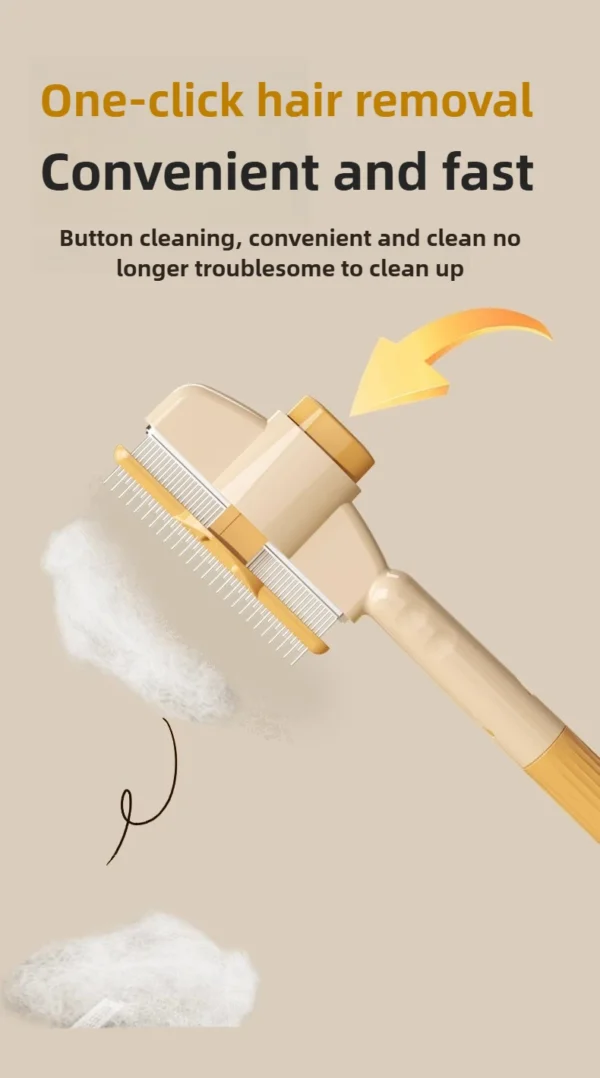 Self-Cleaning Cat & Dog Comb – Flea & Hair Removal Brush - Image 13
