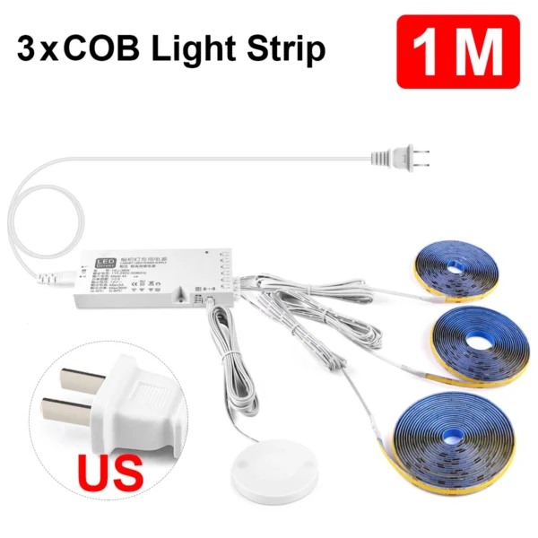 Rybakov COB LED Strip Touch Light 320 LEDs/m – Warm/Neutral - Image 34