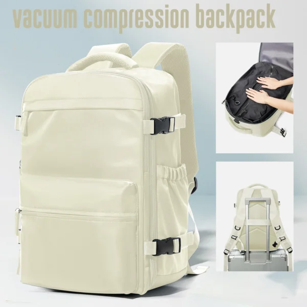 FLCC Vacuum Backpack for Travel, Business, & School – 20-35L - Image 9