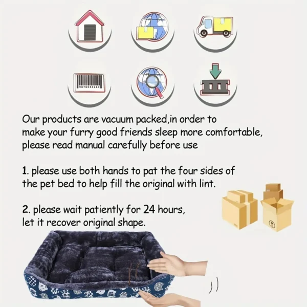Breathable Pet Dog & Cat Bed – Soft Sofa Mat for All Sizes - Image 6