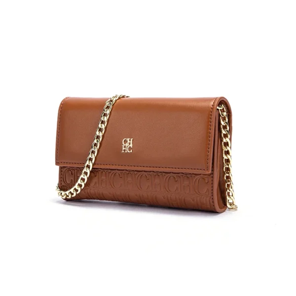 Women’s Minimalist PU Shoulder Bag with Chain Strap - Image 11