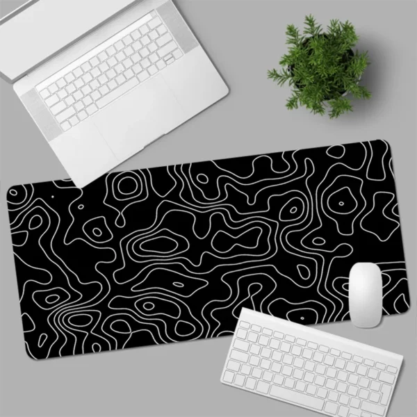 OLNYLO Large Non-Slip Gaming Mouse Pad – Black & White - Image 11