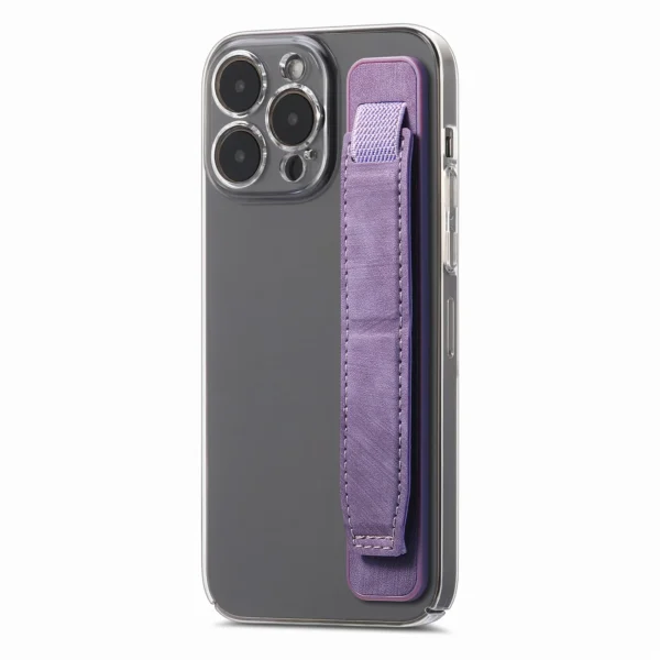 PU Leather Phone Strap Stand – Universal Grip Holder - Image 8