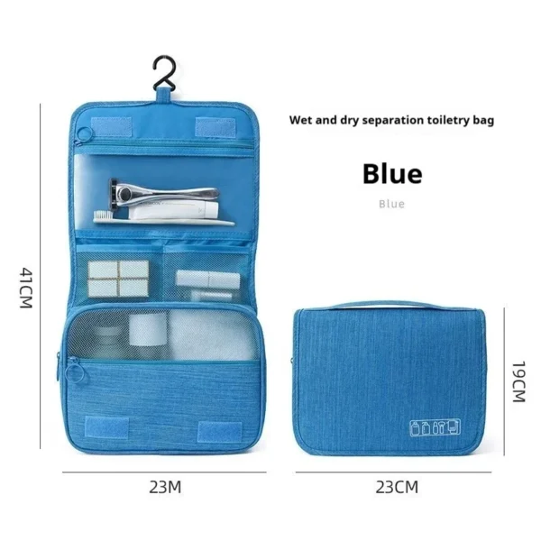 Foldable Toiletry & Makeup Bag – Compact Travel Storage Case - Image 8