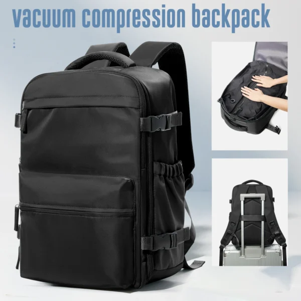 FLCC Vacuum Backpack for Travel, Business, & School – 20-35L - Image 7