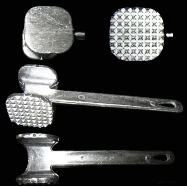 Aluminium Meat Tenderizer Hammer – Double-Sided Mallet - Image 6