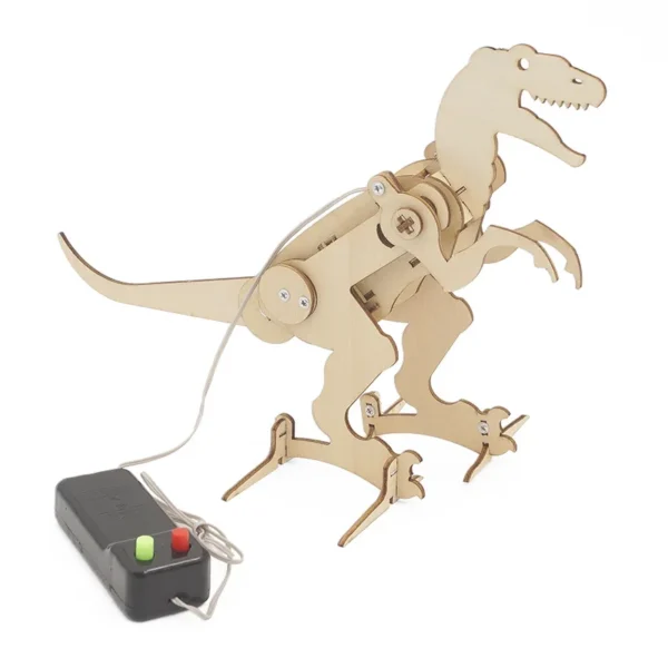 Dinosaur STEM Wooden Puzzle Robot Kit for Kids - Image 8