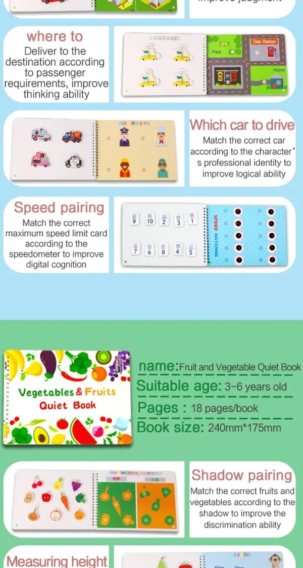 Montessori Baby Busy Book – Early Learning Toy for Toddlers - Image 46