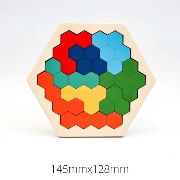 Wooden Tangram Puzzle Blocks Educational Toy Set - Image 14