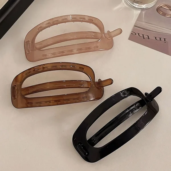 Vintage Twist Oval Hair Clips for Women - Image 13