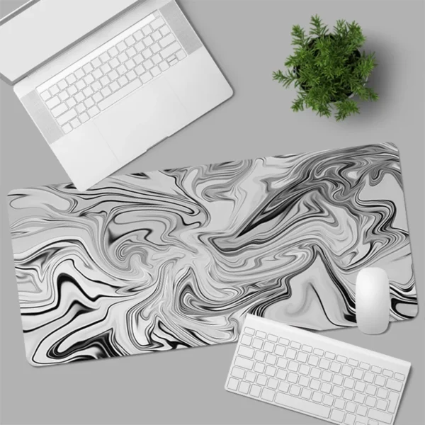 OLNYLO Large Non-Slip Gaming Mouse Pad – Black & White - Image 10