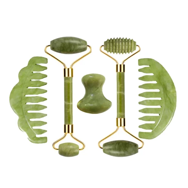 Natural Jade Roller & Gua Sha Massage Set - Image 16