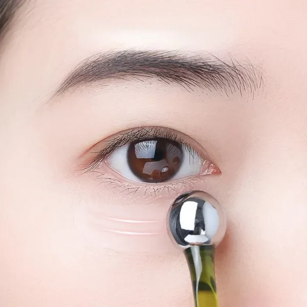 Jade Stone Eye Massager & Cream Applicator Tool - Image 2