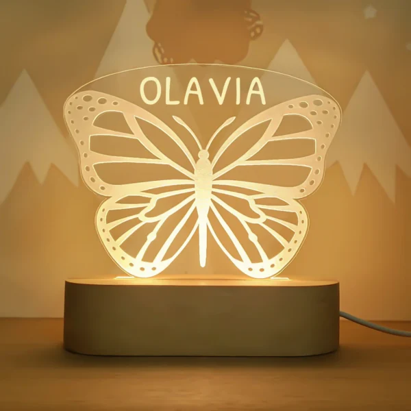 Personalized Baby USB Night Light – Custom Kids Lamp - Image 16
